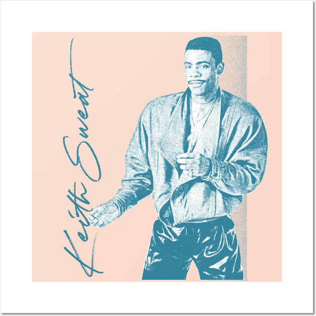 Keith Sweat / Retro 80s Aesthetic Design Wall Art by unknown_pleasures